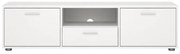 Comodă TV albă 147x38 cm Media – Tvilum