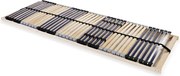 vidaXL Bază de pat cu șipci, 42 șipci, 7 zone, 70 x 200 cm