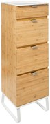 Comoda pentru cosmetice Levia cu oglinda, H130 cm
