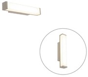 Lampă de perete pentru baie din oțel 32 cm cu LED inclus IP44 - Cascada