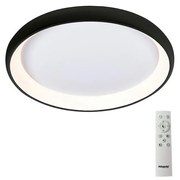 Plafonieră LED dimabilă Azzardo AZ5069 ANTONIO LED/32W/230V negru + telecomandă