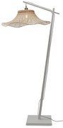 Lampa de podea din bambus Ibiza L 65cm, alb/ natur
