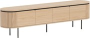Comoda TV cu furnir de stejar ATELIER 200cm