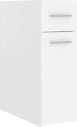vidaXL Dulap de farmacie, alb, 20x45,5x60 cm, PAL