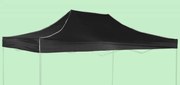 Prelată acoperiș  3x4,5m - hexagonal, Negru