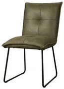 Scaun piele artificiala Seda verde