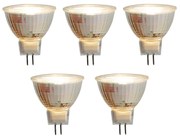 Set de 5 becuri LED GU5.3 MR16 5W 420lm 2700K 12V