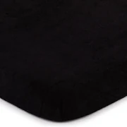Cearșaf de pat 4Home, din frotir, negru, 90 x 200 cm, 90 x 200 cm