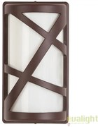 Aplica de perete cu protectie IP54 de exterior, finisaj maro, Durango 8766 RX