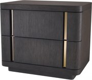 Masuta laterala design LUX Modesto cafeniu 113408 HZ
