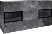 Comodă cu sertare Baros 26 132 cm - beton închis / schiefer