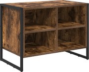 vidaXL Dulap pentru pantofi Stejar fumuriu 60 x 35 x 44 cm