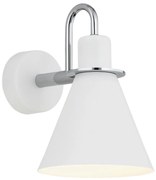 Aplica moderna design retro Beverly alb/crom