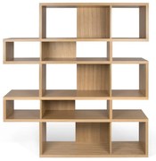 Bibliotecă în decor de stejar TemaHome London, 34 x 160 cm