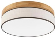 Brilagi - Plafonieră LED BELLADONNA, 36W/230V, Ø 40 cm, crem/stejar