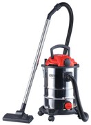Aspirator industrial Camry CR 7045, 3400W, 20 kPa, Uscat si umed, 4 filtre, 25L, Inox/Rosu
