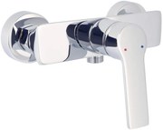 Baterie pentru dus, crom, montare pe perete, Deante Loco