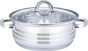 Oala cu capac Floria ZLN4106, Inox, 24 x 9 cm, 4 L
