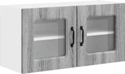 vidaXL Dulap de bucătărie Kalmar Gri Sonoma 80 x 31 x 40 cm