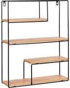 STILISTA Raft de perete,lemn deschis 40 x 49,5 x 11,5 cm