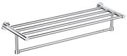 Suport de perete pentru prosoape cu raft OMNIRES MP60920CR MODERN PROJECT crom lucios