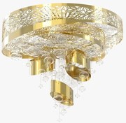 Lustra LED aplicata moderna design LUX, diametru 100cm, GLORY 01-CH