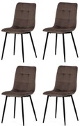 Set de scaune de sufragerie CT-281 BR4, 4 buc.
