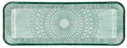 Platou verde din sticlă 14x38 cm Kusintha – Bitz