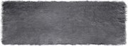 vidaXL Covor din Lână Faux Tafalla Antracit 80 x 250 cm Poliester