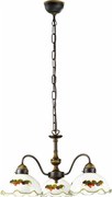 Kolarz 731.83.113 - Candelabru suspendat NONNA 3xE27/75W/230V vișiniu/căpșuni