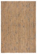 Covor albastru/în culoare naturală țesut manual din iută 160x230 cm Jute Boucle Blue – Flair Rugs