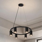Brilagi - Lustră suspendată cu cablu SELE 6xGU10/30W/230V neagră