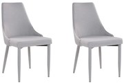 Set 2 buc. scaune pentru sufragerie Camarilo (gri). 1009928