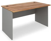 Masa SimpleOffice 140 x 80 cm, nuc / gri