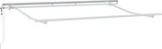 vidaXL Cadru de copertină Alb 3,5 x 2 m Metal