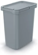 Coș de gunoi suspendat, 12 l, gri