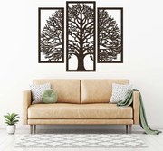 DUBLEZ | Tablou mare din 3 piese - Copacul fericirii