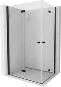 Mexen Mist-F Duo cabină de duș pliabilă stânga 120 x 90 cm, transparent, neagră - 8A6-120L-090P-70-00
