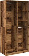 vidaXL Șifonier, lemn vechi, 100 x 50 x 200 cm, lemn prelucrat