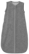 Sac de dormit pentru copii din lana flausata captusit cu bumbac 0-9 luni Kidizi gri, 2.5 tog