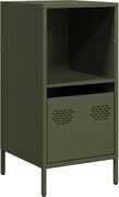 vidaXL Dulap, verde măsliniu, 35x39x73,5 cm, oțel laminat la rece