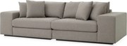 Canapea design LUX Vista Grande, Savannah grey