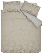 Lenjerie de pat maro deschis din jacquard pentru pat de o persoană 135x200 cm Opulent Jacquard – Catherine Lansfield