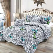 Cuvertura bumbac 100%, 5 piese, pat 2 persoane, 230x250 cm, CB277