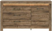Comoda TORIN, stejar, 157x45x93 cm