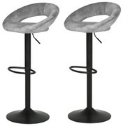 Set de scaune de bar AUB-822 GREY4, 2 buc.