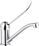 Boro Baterie pentru chiuvetă, cu pipă pivotantă - cu mâner Clinic Finisaj: Crom BMO_026C