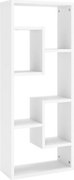 vidaXL Raft de perete, alb, 36x16x90 cm, lemn prelucrat