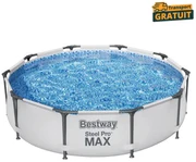 Piscina rotunda cadru metalic 4678 litri Bestway Steel Pro Max 305x76 cm