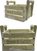 Set 2 Ladite depozitare VINTAGE HOME, Lemn